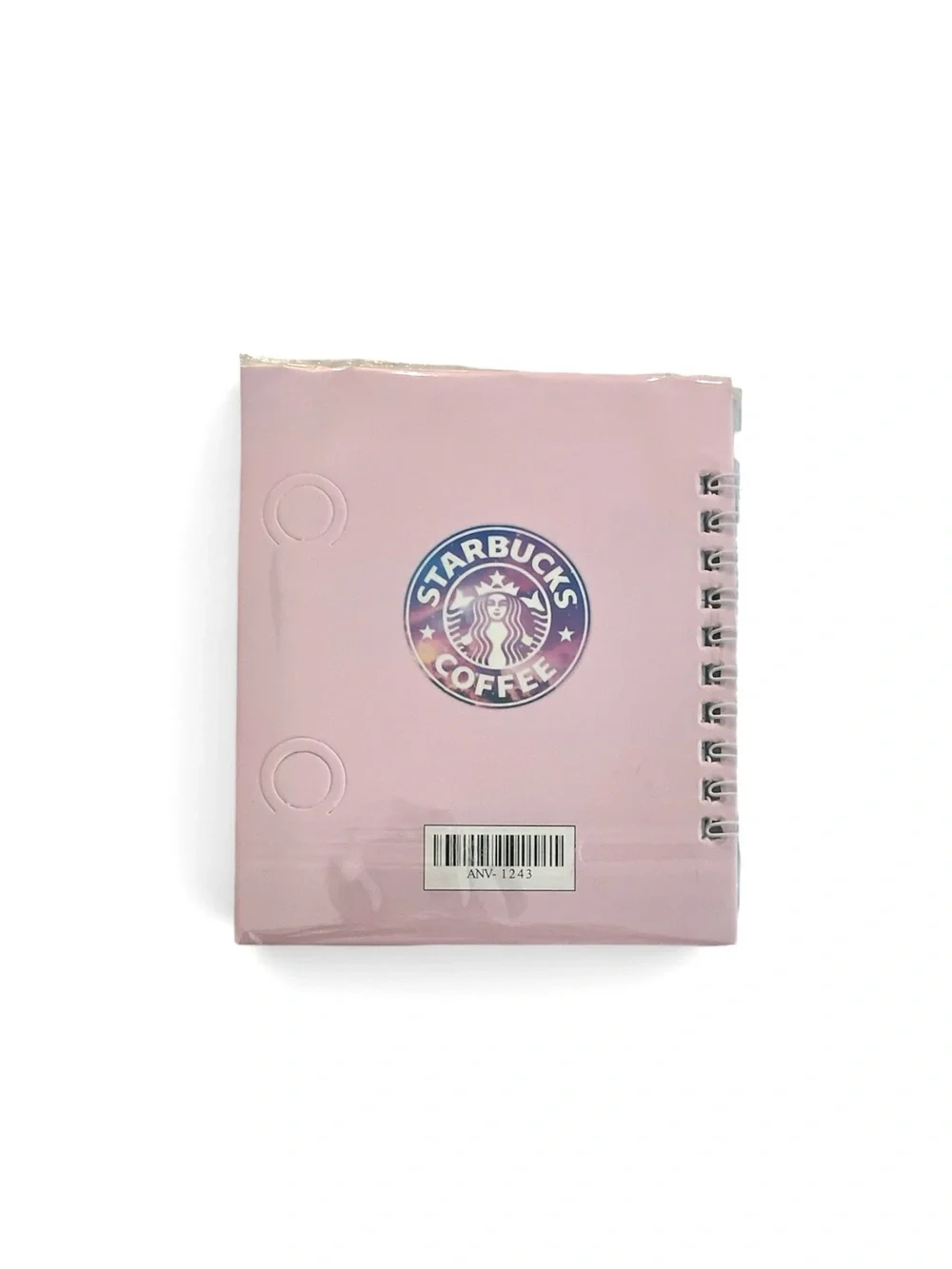 MINI UNBRANDED NOTEBOOK & PEN SET WITH STARBUCKS COFFEE CUP MOTIF